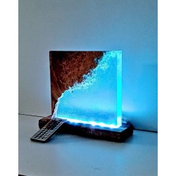 Lampara vista al mar