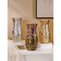 Jarrón con diseño de ciruela y crisantemo