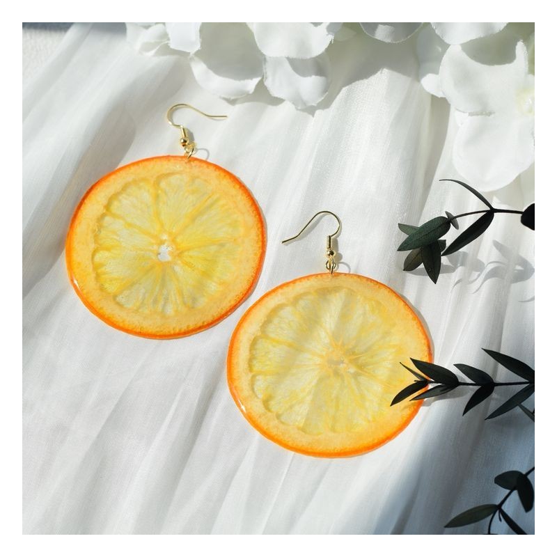 aretes de naranja