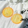 aretes de naranja