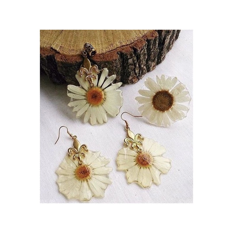 Aretes de flores