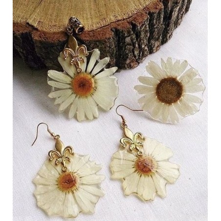 Aretes de flores
