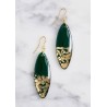Aretes lus verde